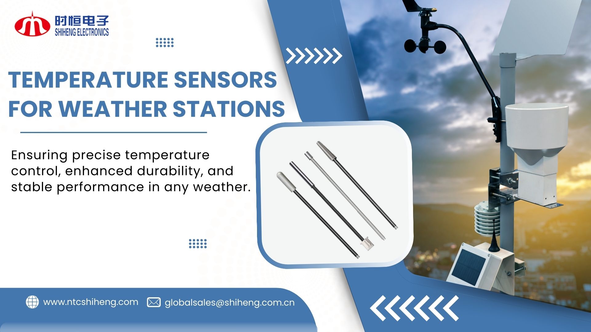 Thermistors for weather stations